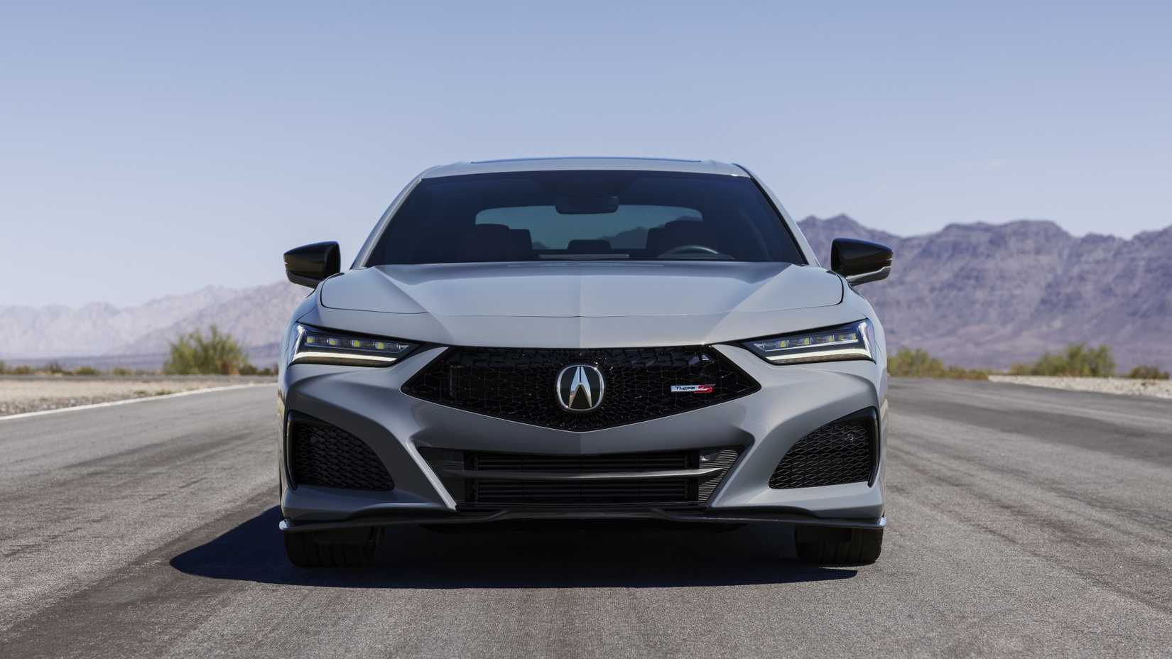 Head-on shot of a 2024 Acura TLX Type S