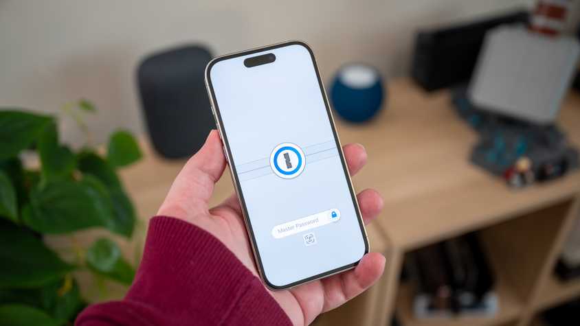 1Password password manager running on an Apple iPhone 14 Pro