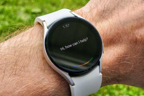 Google Assistant on Galaxy Watch.