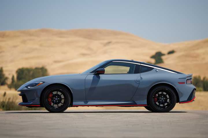 Side profile shot of a 2024 Nissan Z NISMO