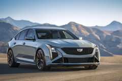 Front 3/4 shot of a 2025 Cadillac CT5-V Blackwing