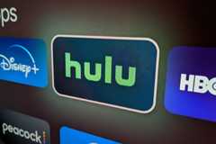 Hulu logo on a smart TV