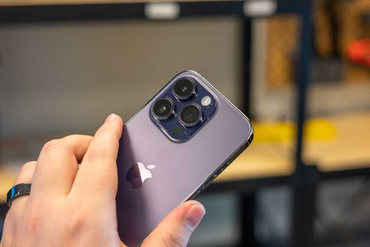 Apple iPhone 14 Pro's back and rear cameras.