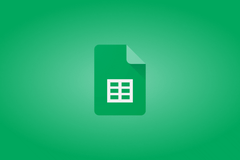 The Google Sheets logo.