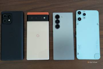 A Moto Edge+ 2023, Google Pixel 6, Samsung Galaxy Z Fold 6, and CMF Phone 2 Pro.