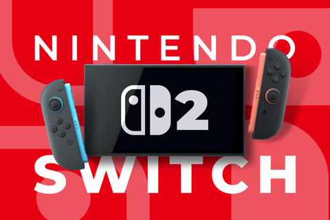 A Nintendo Switch 2 with the logo on the screen.