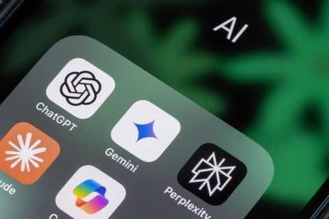 A smartphone screen displaying several AI apps.