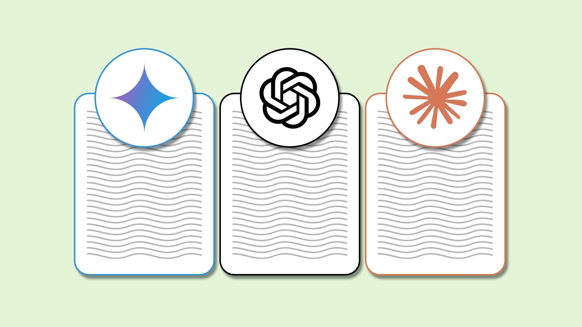 AI apps side by side
