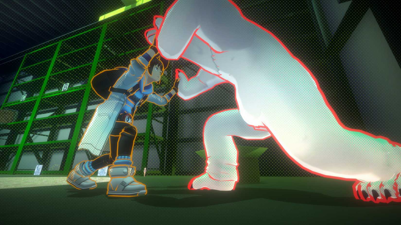 A screenshot from the game AI: The Somnium Files.