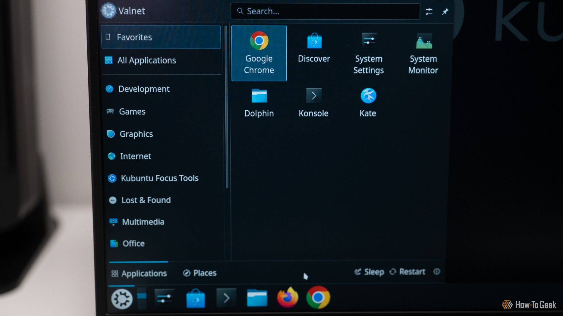 Applications on the Kubuntu Focus Ir16 (Gen 2) Linux laptop.