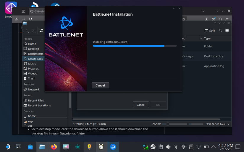 Battle.net installer.