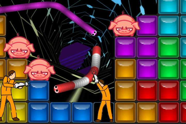 Browser games including Tetris Portal Styscraper and Slither.