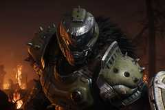 A screenshot from the game DOOM: The Dark Ages