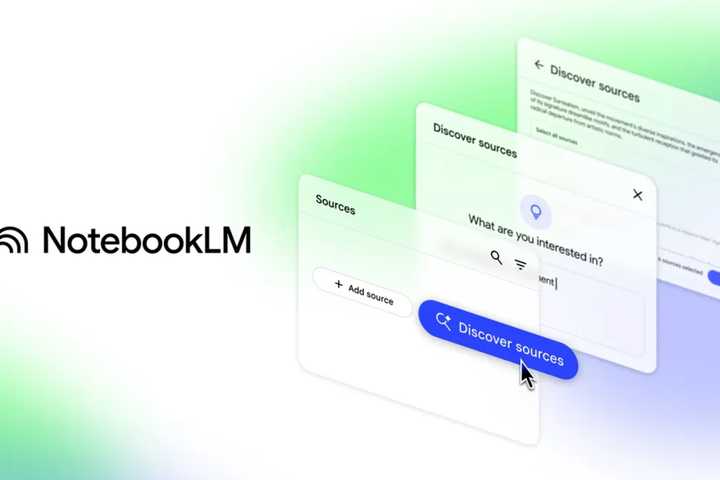 Google NotebookLM showing little things you can do next to the logo-1