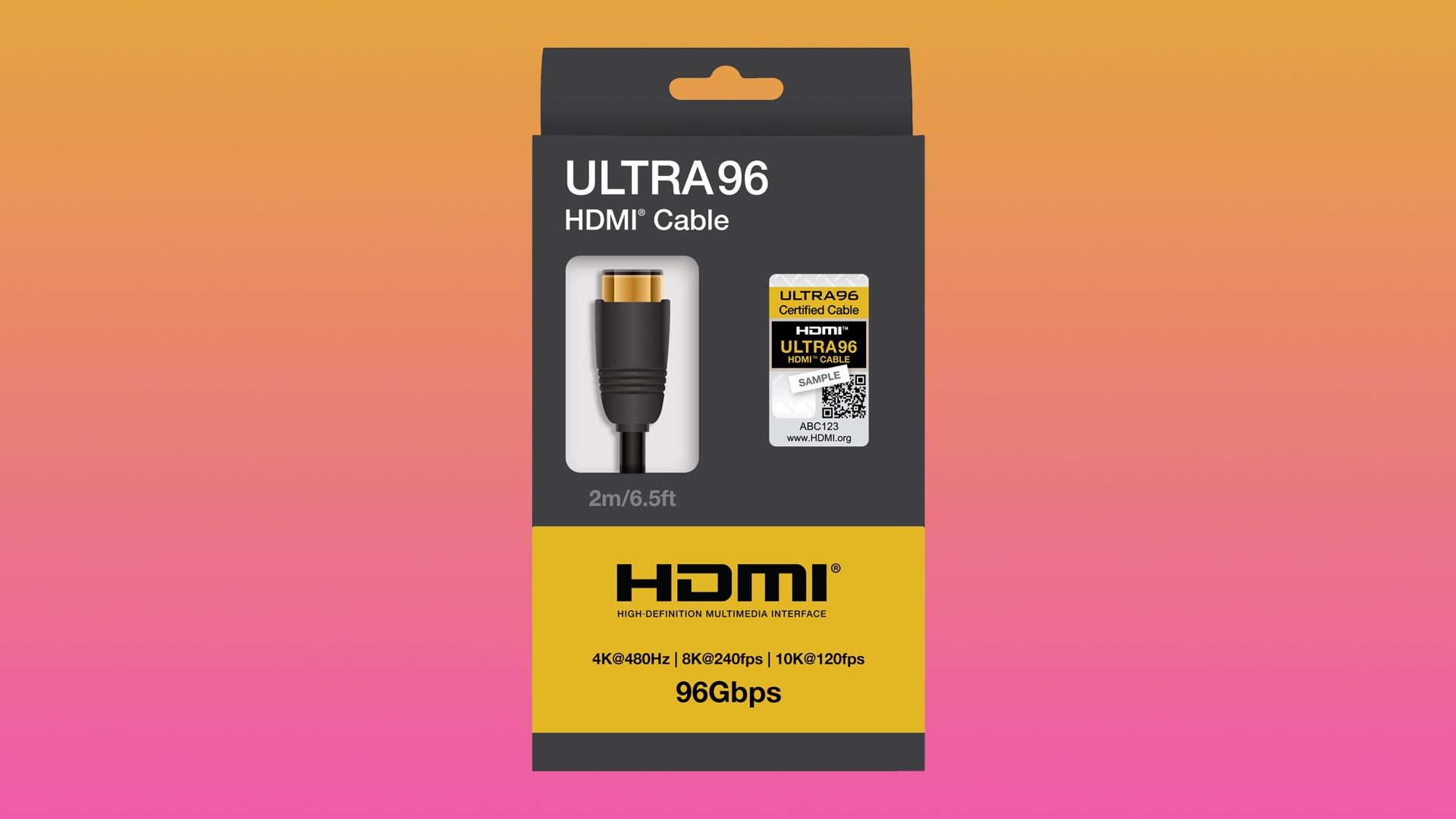 HDMI 2.2 Cable Packaging Featured