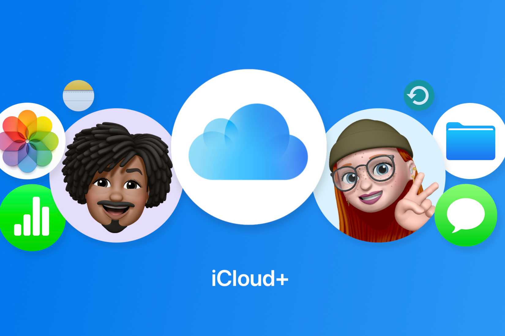 iCloud+ logo from the Apple website.