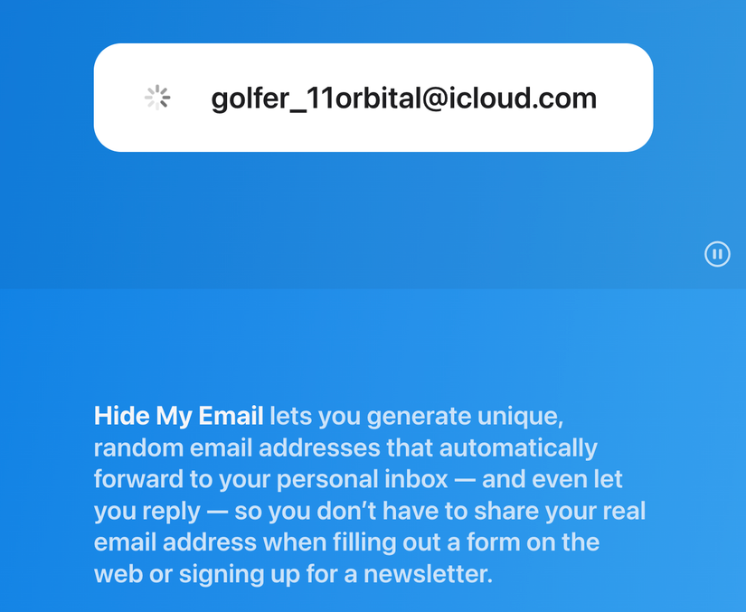Information on Hide My Email on the Apple Website.