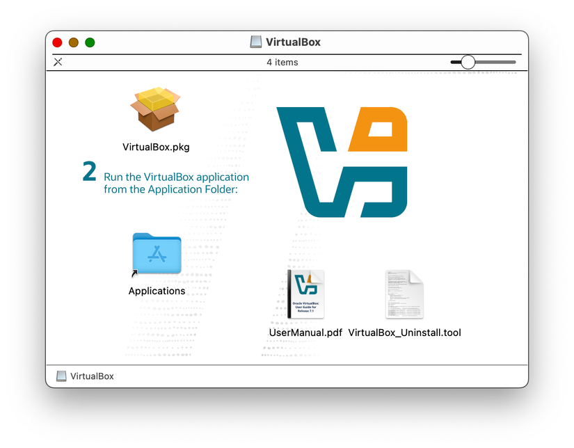 Installing VirtualBox for Apple Silicon Hosts.