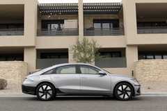 Side profile of a 2025 Hyundai Ioniq 6