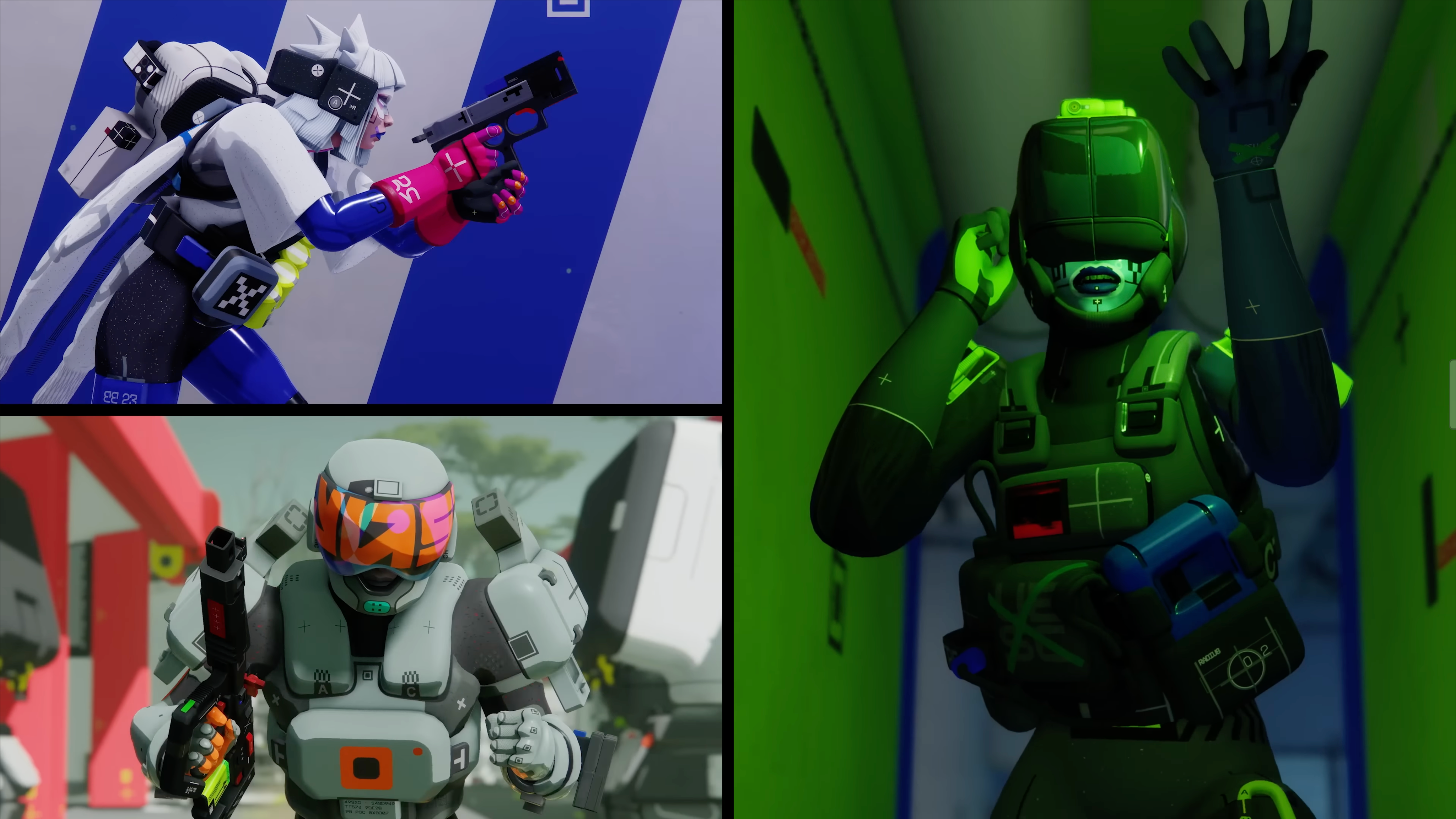 Marathon characters.