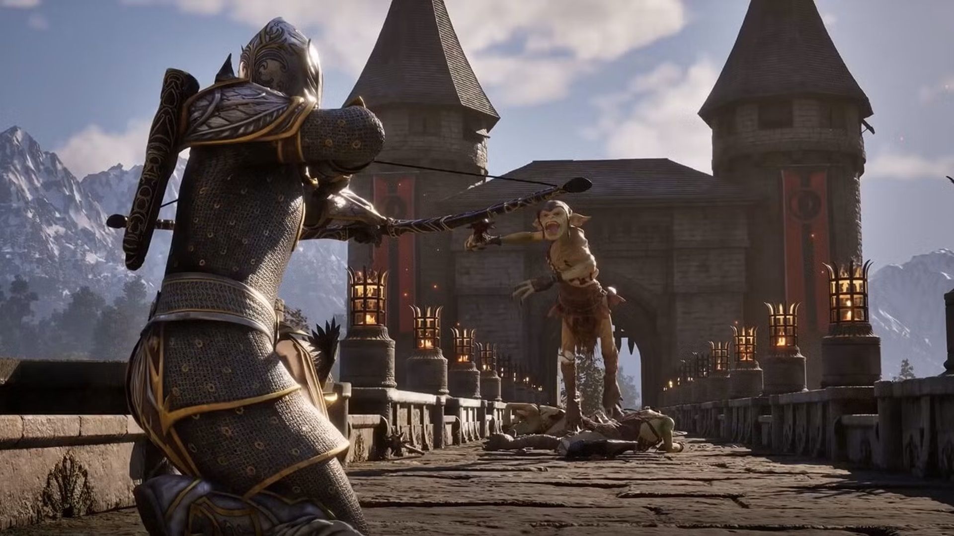 A leaked screenshot of the aleged Oblivion remaster.