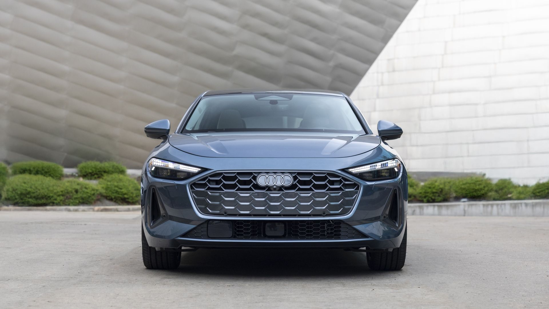 Head-on shot of a 2025 Audi A5 