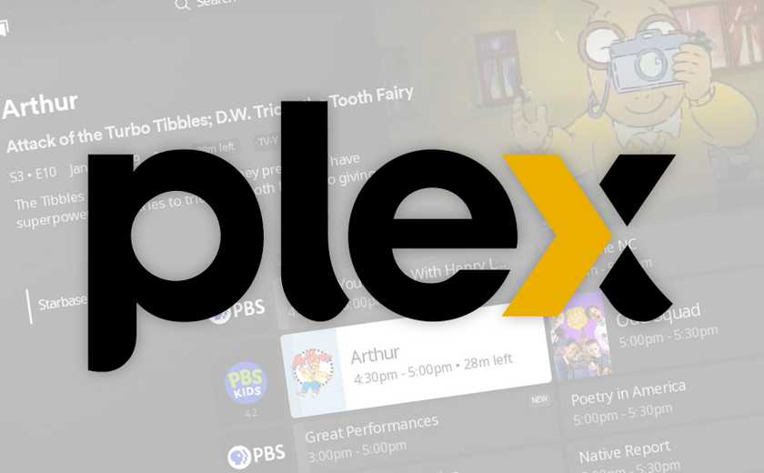 Plex logo with live TV