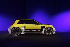 Side profile of the Renault 5 Turbo 3E 