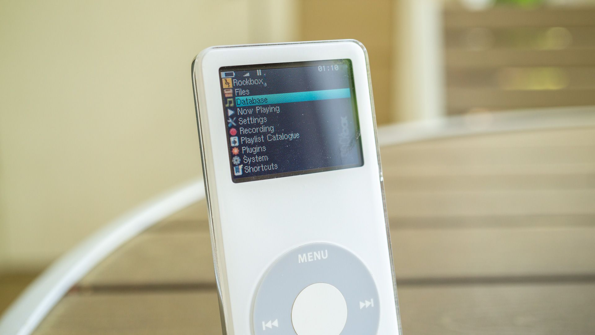 Rockbox on an iPod Nano