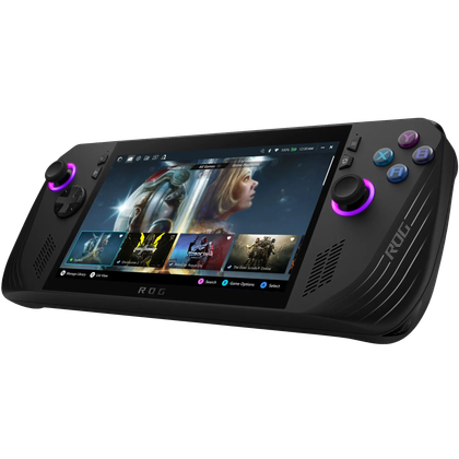 rog ally x handheld pc console with black finish