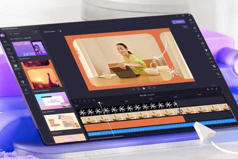 Screenshot of Clipchamp editing a video.