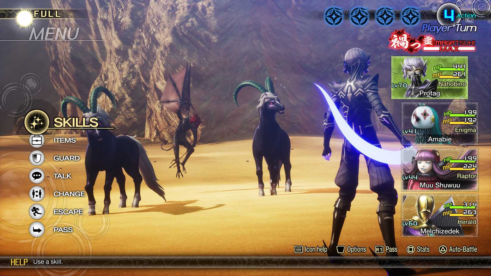 Gameplay from Shin Megami Tensei V Vengeance.