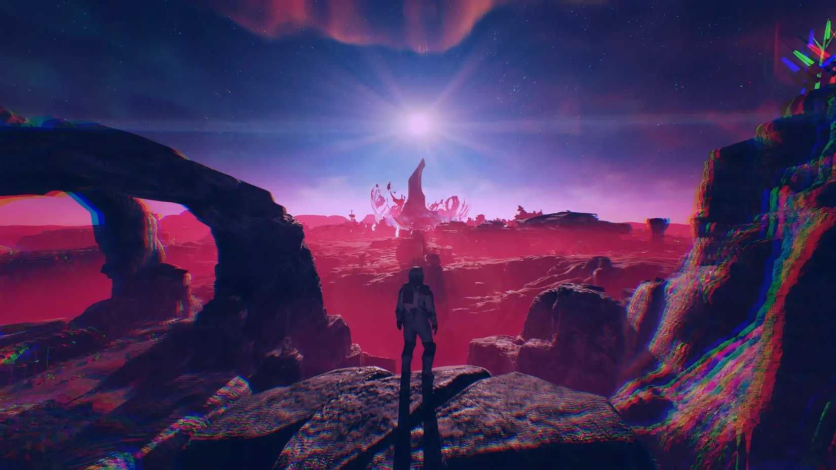 Artwork from Starfield's Shattered Space DLC.