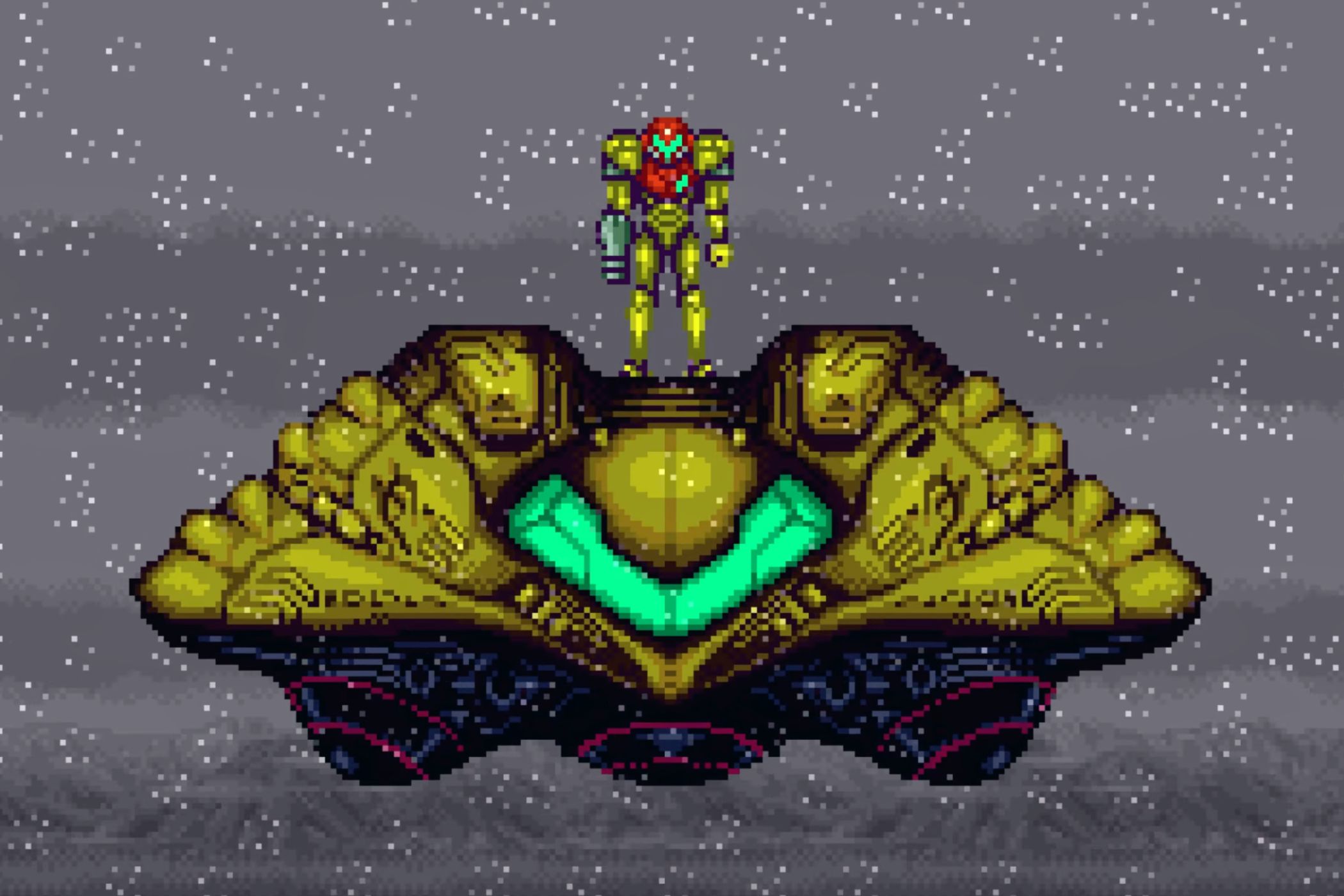 Super Metroid on the SNES.