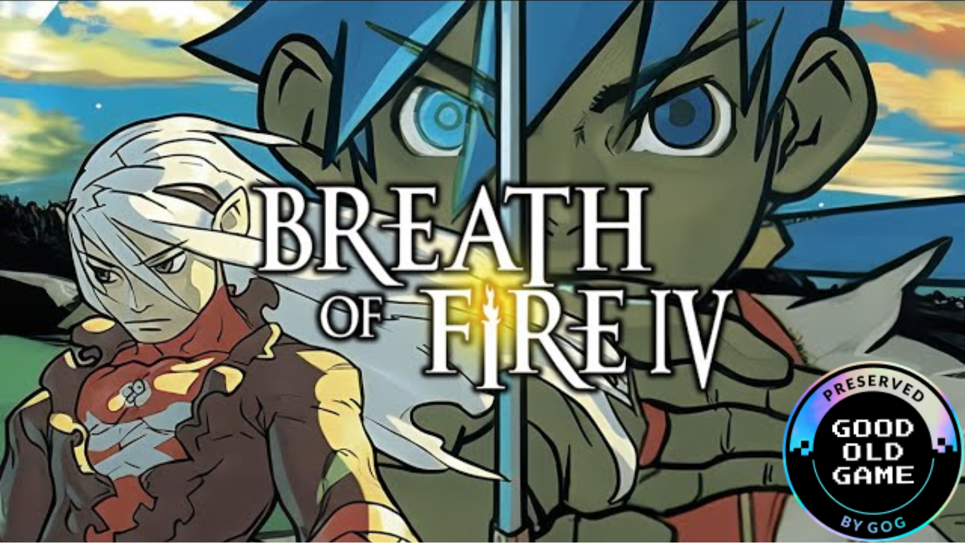 The Breath of Fire IV poster with a GOG Preservation Program Badge