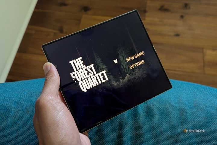 'The Forest Quartet' on a Galaxy Z Fold 6.