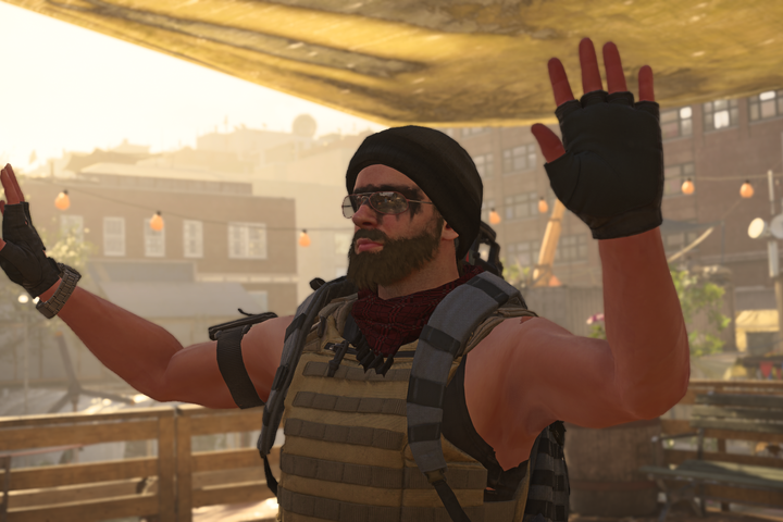 Tom Clancy's The Division 2 generic military man avatar.