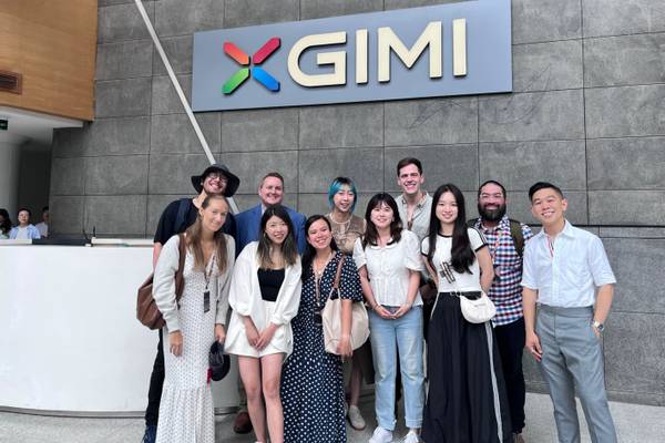 Justin attending XGIMI Media Tour at their HQ.