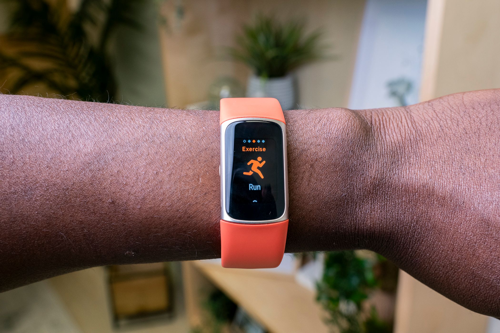 Fitness information on the Fitbit Charge 6 