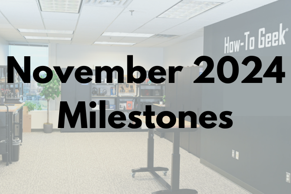 November 2024 Milestones office image.
