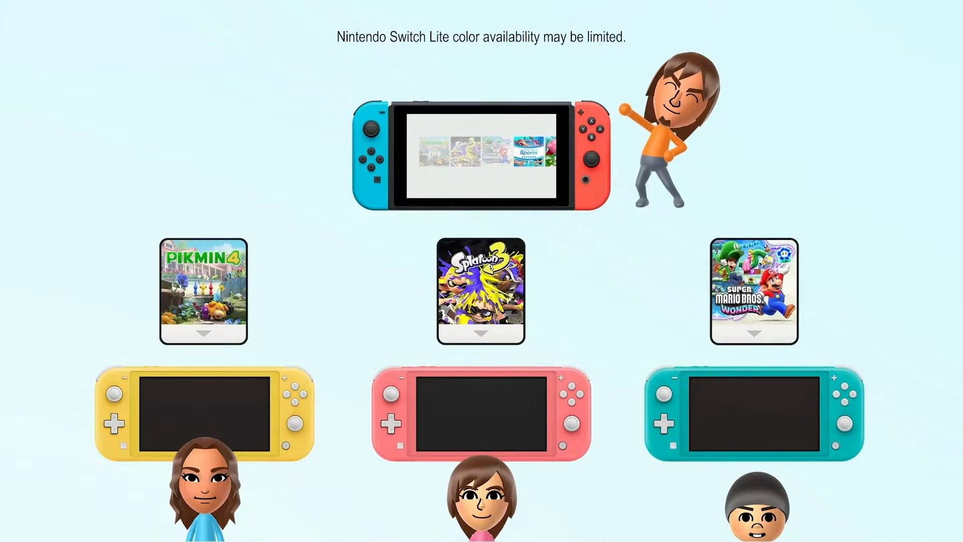 Nintendo Switch device shows player giving games to other devices