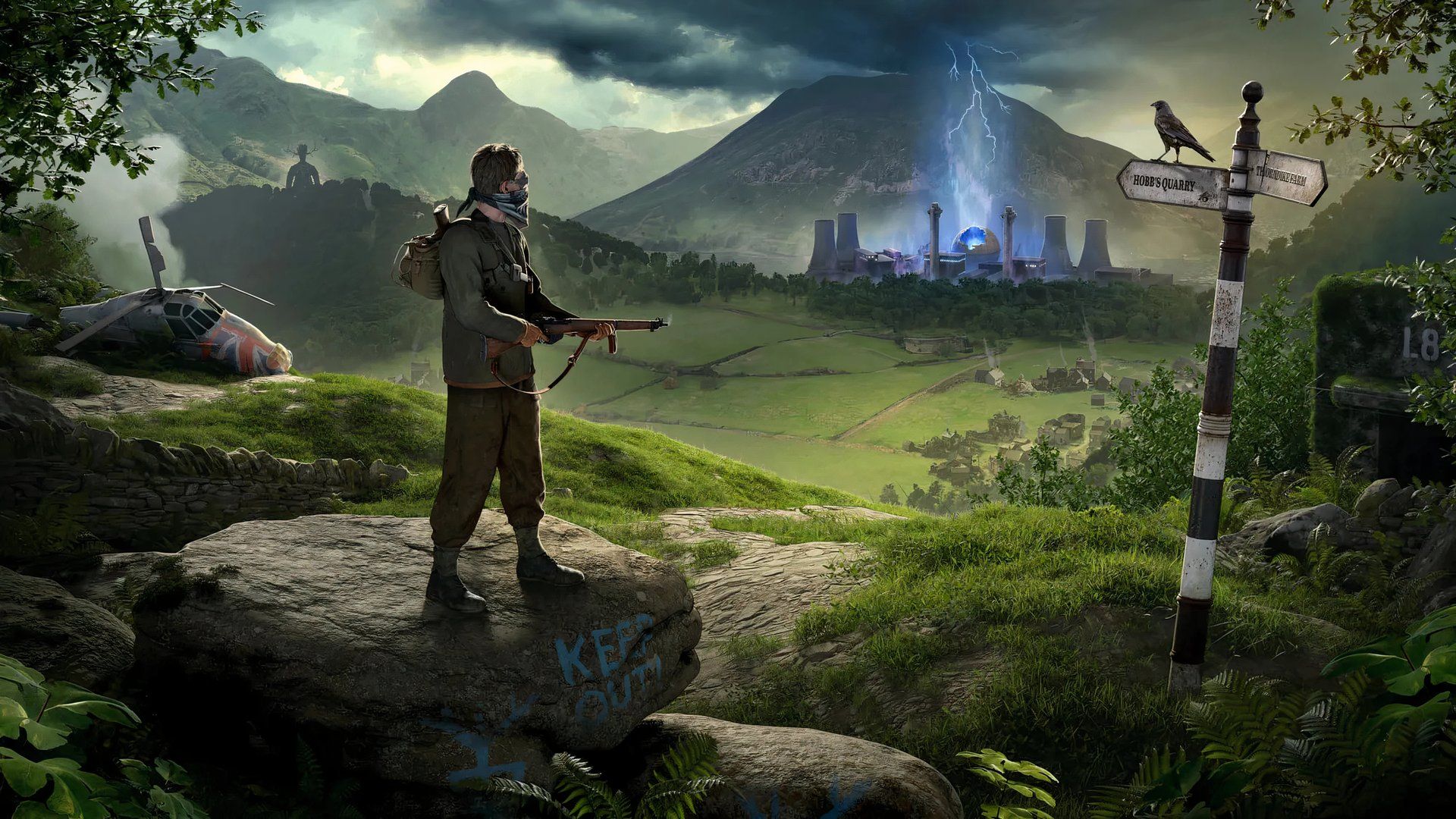 Promotional art for Atomfall.