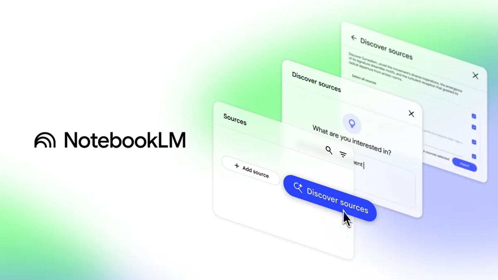 Google NotebookLM showing little things you can do next to the logo-1