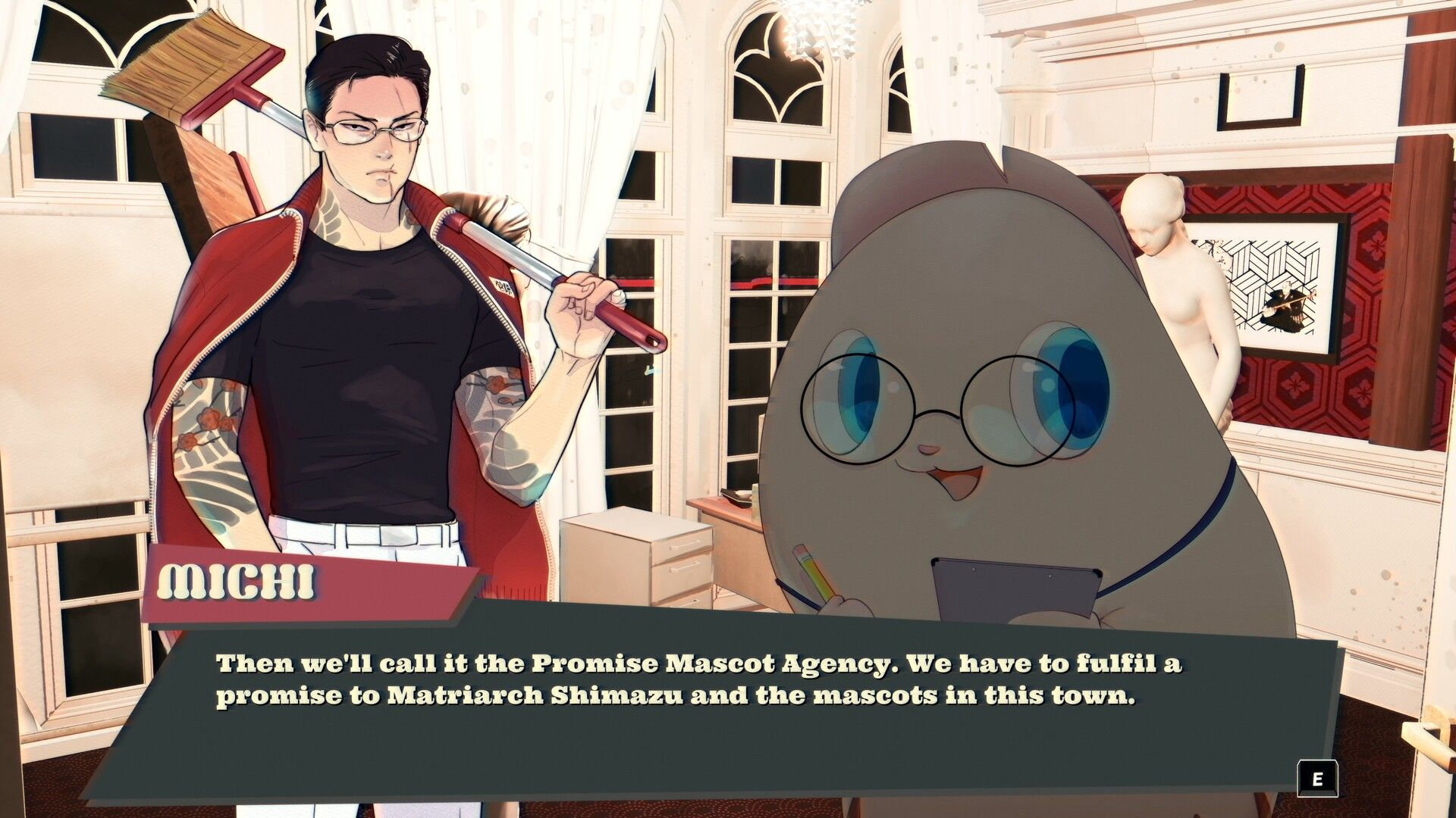 Promise Mascot Agency screenshot.