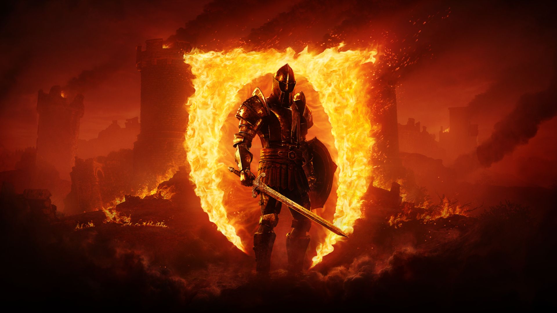 The Elder Scrolls IV Oblivion Remastered key art.