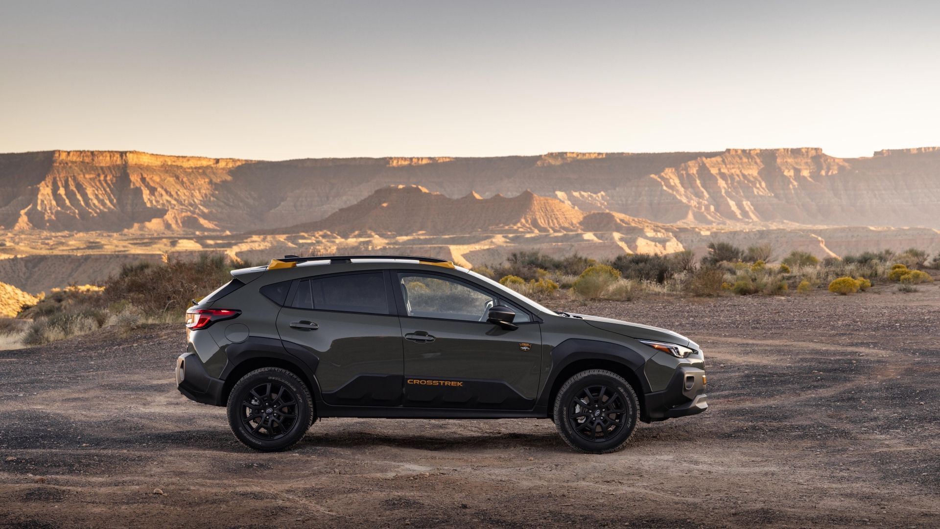 Side profile of a 2024 Subaru Crosstrek Wilderness