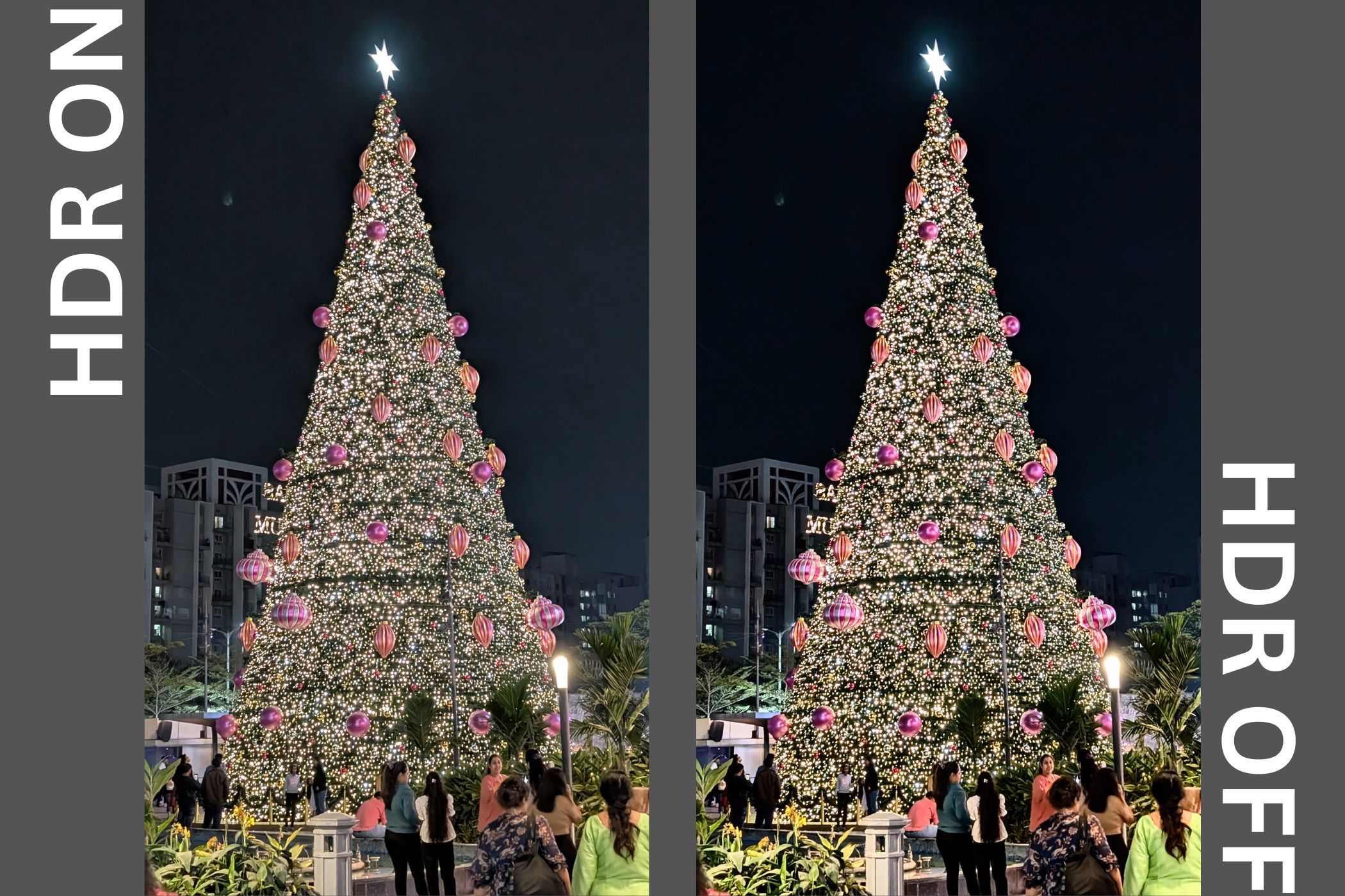 A rea life HDR image comparison