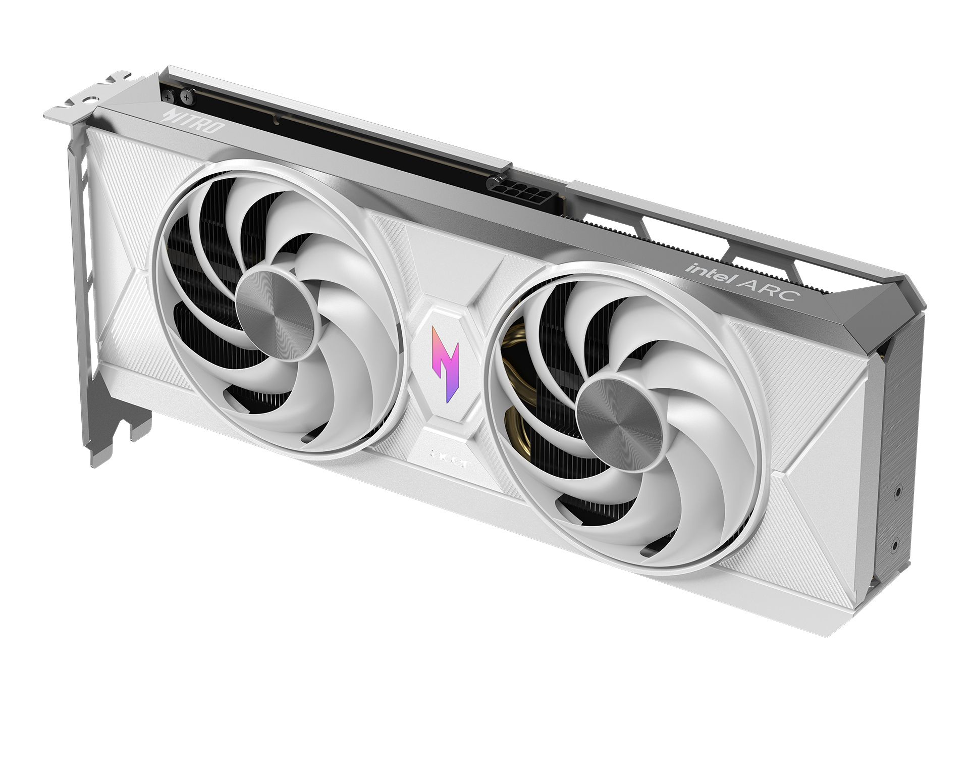 Nitro Intel Arc B580 OC 12GB left facing copy