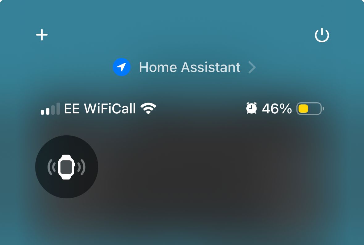 Ping my Apple Watch icon in Control Center on an iPhone.