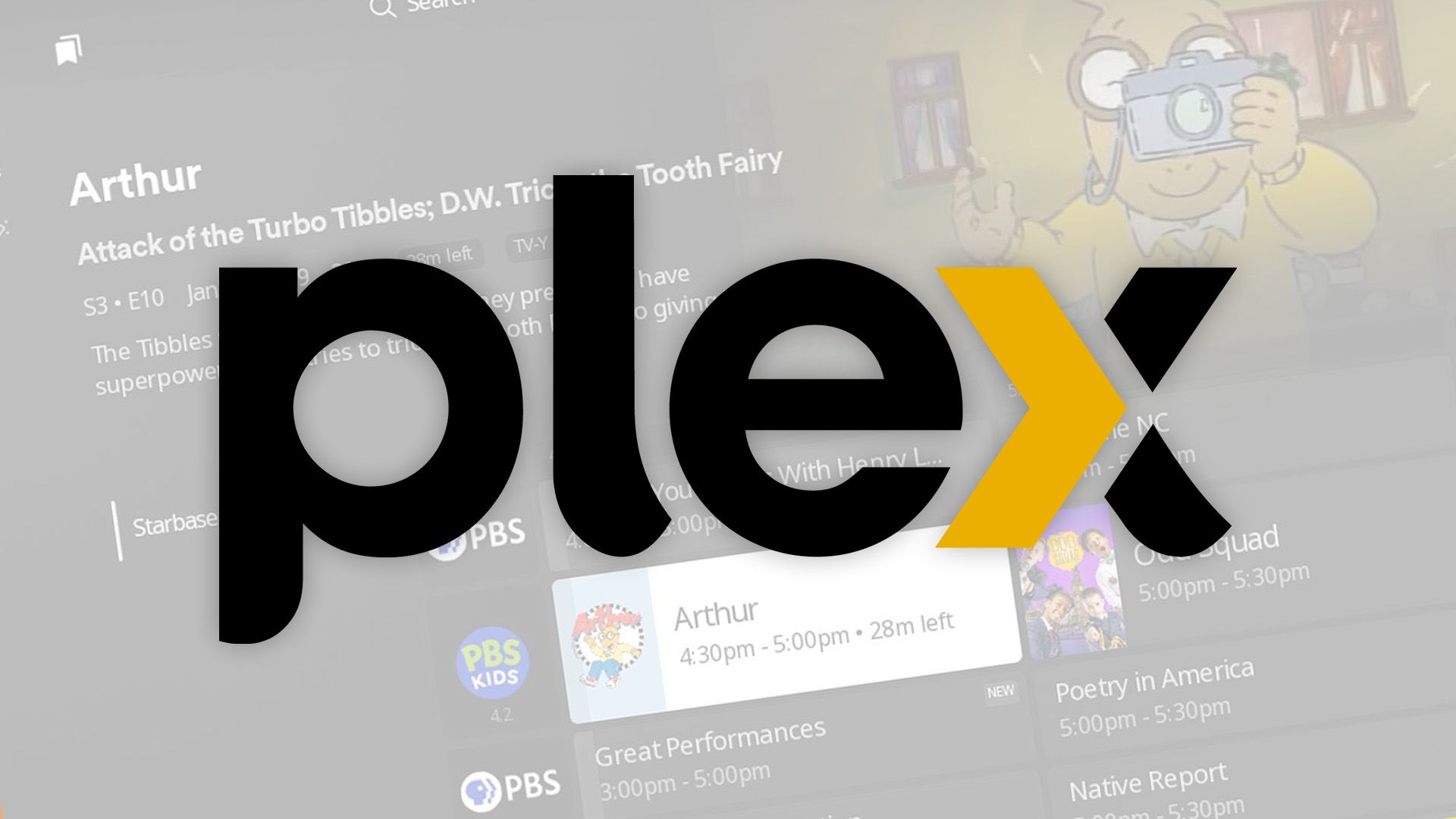 Plex logo with live TV